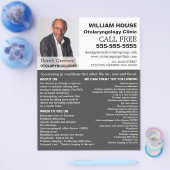 Personalisierte Fotografie, Otolaryngologin Flyer (Einzeln)