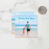 Personalisierte Fotokarte mit benutzerdefiniertem  Mitteilungskarte (Vorderseite/Rückseite Beispiel)