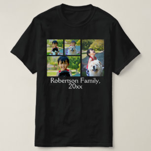 Personalisierte Fotolackenmontage T-Shirt