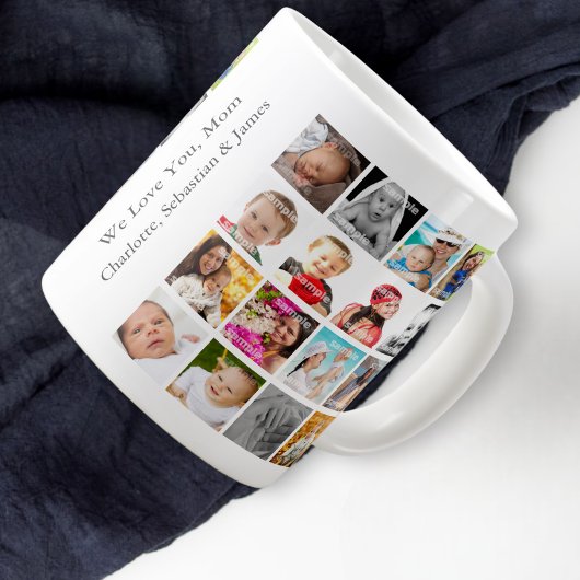 Personalisierte Fotolage Jumbo-Tasse