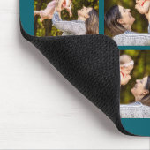 Personalisierte Fotolollage Mousepad - Sondergesch (Ecke)