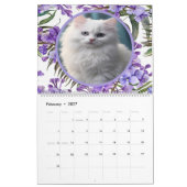 Personalisierte Fotomaterial für Heimtiere und Kat Kalender (Feb 2027)