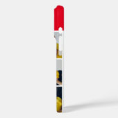 Personalisierte Fotomaterial mit Herz Case-Mate iPhone Hülle (Rückseite / Links)