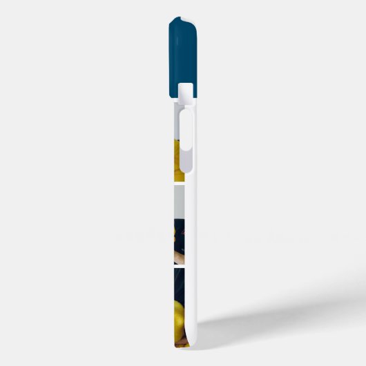 Personalisierte Fotomaterial mit Herz Case-Mate iPhone Hülle (Rückseite / Links)