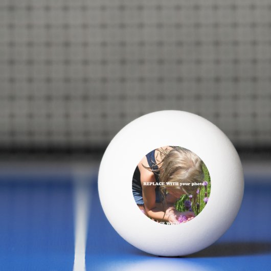 Personalisierte FotoPing Pong Bälle Tischtennisball (Netto)