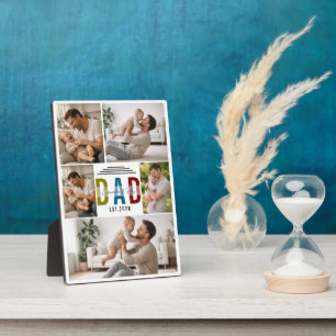 Personalisierte Fotoplakette Unser erstes Vater' Fotoplatte