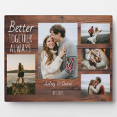 Personalisierte Fotorahmen Holzstruktur (Vorderseite)