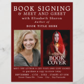 Personalisierte Fotos, Buchsignierungsanzeige des Flyer (Vorne)