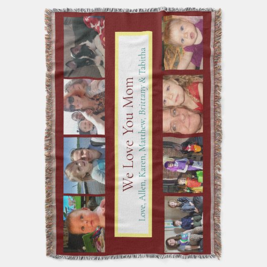 Personalisierte Fotos Decke (Vorderseite Vertikal)