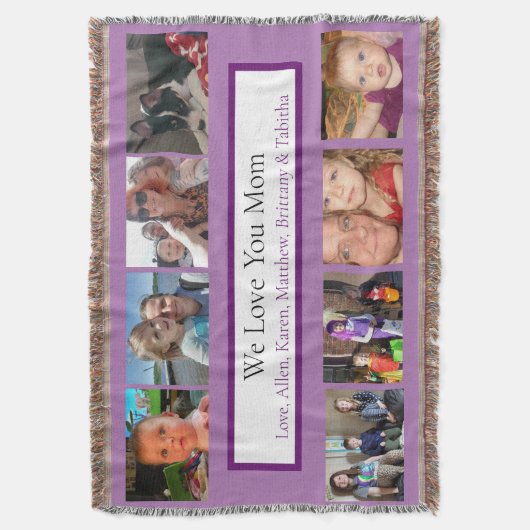 Personalisierte Fotos Decke (Vorderseite Vertikal)