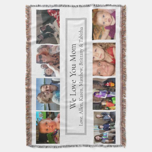 Personalisierte Fotos Decke (Vorderseite Vertikal)