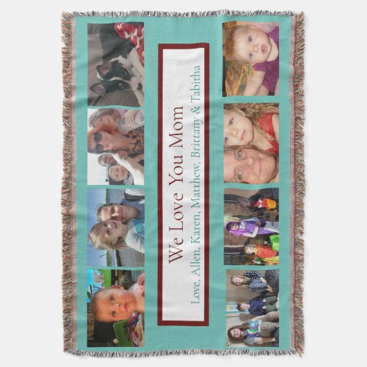 Personalisierte Fotos Decke (Vorderseite Vertikal)