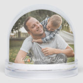 Personalisierte Fotos Dome Snow Globe Schneekugeln (Vorderseite)