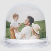 Personalisierte Fotos für Familien Snow Globe Schneekugeln (Vorderseite)