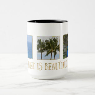 Personalisierte Fotos Kauai Life ist schön Tasse
