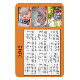 Personalisierte Fotos Mini Magnet Kalender 2018