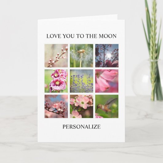 Personalisierte Fotos mit dem Text abarbeiten Karte (Vorderseite)