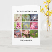 Personalisierte Fotos mit dem Text abarbeiten Karte (Gelbe Blume)