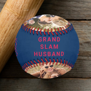 Personalisierte Fotos Red Blue Baseball