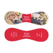 Personalisierte Fotos Rot Baseball (Paneele)