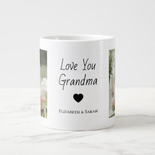 Personalisierte Fotos und "Liebe Sie Oma Jumbo-Tasse