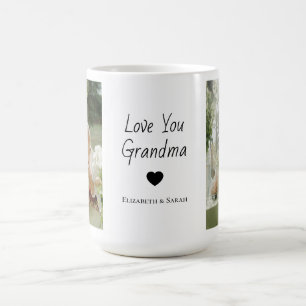 Personalisierte Fotos und "Liebe Sie Oma Kaffeetasse