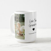 Personalisierte Fotos und "Liebe Sie Oma Kaffeetasse (Vorderseite Links)