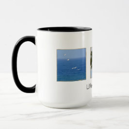 Personalisierte Fotos und Tasse von Text