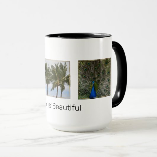 Personalisierte Fotos und Tasse von Text (VorderseiteRechts)