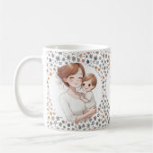 Personalisierte Fotos und Tasse von Text für Mamas (Links)