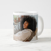 Personalisierte Fotos und Text Jumbo-Tasse (Vorderseite Rechts)