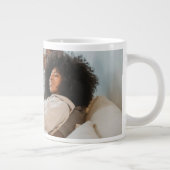 Personalisierte Fotos und Text Jumbo-Tasse (Rechts)
