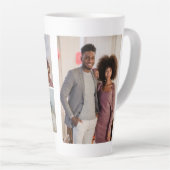 Personalisierte Fotos und Text Milchtasse (Rechte Ecke)