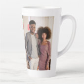 Personalisierte Fotos und Text Milchtasse (Rechts)