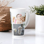 Personalisierte Fotos und Text Milchtasse<br><div class="desc">Personalisierte Fotos und Text - Foto Keepake Latte Tasse von Ricaso - fügen Sie Ihre eigenen Fotos und Text - Foto Keepsée Geschenke</div>