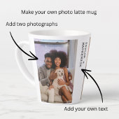 Personalisierte Fotos und Text Milchtasse