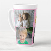 Personalisierte Fotos und Text Milchtasse (Linke Ecke)