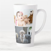 Personalisierte Fotos und Text Wir Liebe Sie Papa Milchtasse (Rechts)