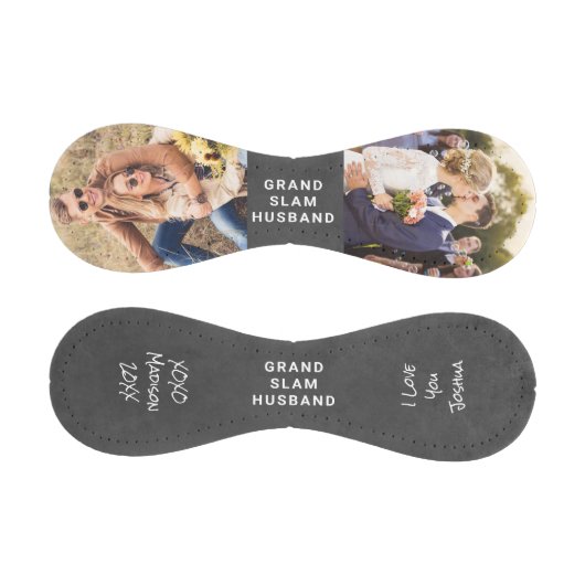 Personalisierte Fotos von Husband Grau Baseball (Paneele)