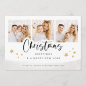 Personalisierte Fotos Weihnachtsfeiertag Gruß Karte (Vorderseite)