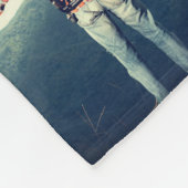 Personalisierte Fotosammlung "Wilde Abenteuer" Fleecedecke (Ecke)