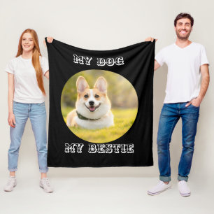 Personalisierte Fotovorlage für meinen Hund - Mein Fleecedecke