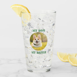 Personalisierte Fotovorlage für meinen Hund - Mein Glas