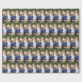 Personalisierte Fotovorlage Geschenkpapier (Flach)
