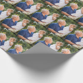 Personalisierte Fotovorlage Geschenkpapier (Ecke)
