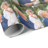 Personalisierte Fotovorlage Geschenkpapier (Rolleneckpunkt)