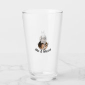 Personalisierte Fotovorlage "Just Me and Meow" - Glas (Rückseite)