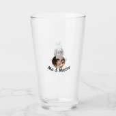 Personalisierte Fotovorlage "Just Me and Meow" - Glas (Vorderseite)