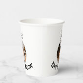 Personalisierte Fotovorlage "Just Me and Meow" - Pappbecher (Rechts)