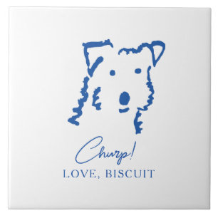 Personalisierte Fox-Terrier-Haustier-Dekorationsfl Fliese